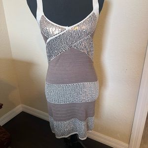 Sequin Sweater Dress